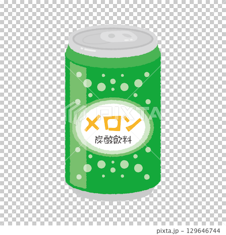 罐裝飲料_哈密瓜汽水 罐裝飲料_哈密瓜汽水 129646744