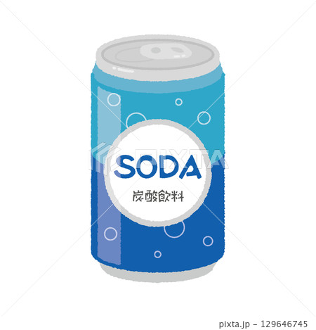 缶飲料_ソーダ 129646745