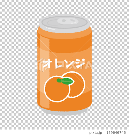 罐裝飲料_柳橙汁 129646746