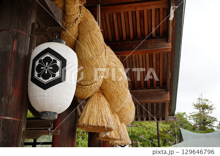 神社の縄 神社の縄 129646796