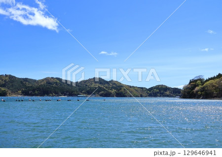 宮城県・石巻市・荻浜港 宮城県・石巻市・荻浜港 129646941