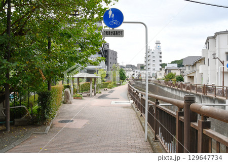 和光市白子川の遊歩道 129647734