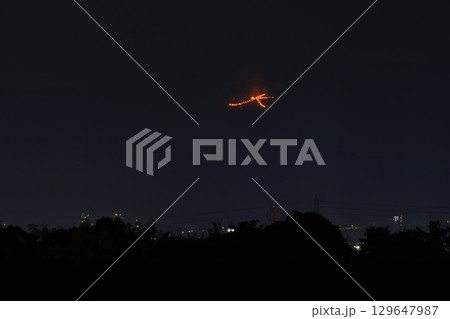 奈良大文字送り火 129647987