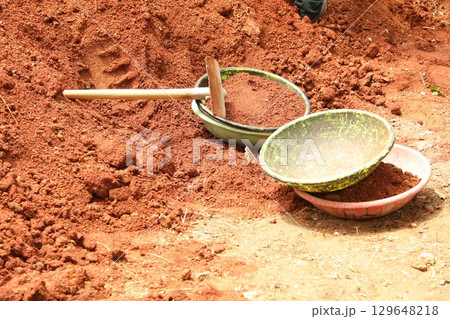 Iron Agriculture Tool Hoe India 129648218