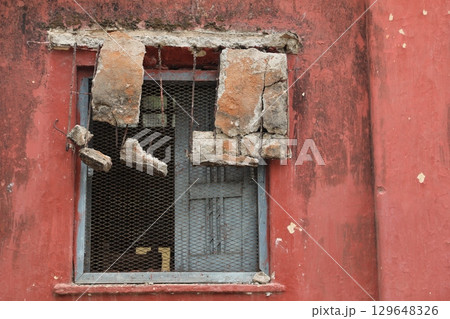 window of a vintage house 129648326