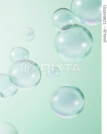 透明なシャボン玉 129648581