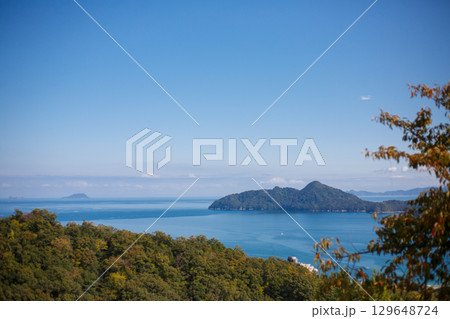 京都　傘松公園　伊根湾 129648724