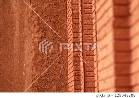 Mud wall Texture at Rural area 129649209