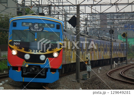 秋津~所沢を走る 西武3000系 3011F 銀河鉄道999ラッピング 秋津~所沢を走る 西武3000系 3011F 銀河鉄道999ラッピング 129649281