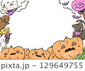 ハロウィンフレーム 129649755