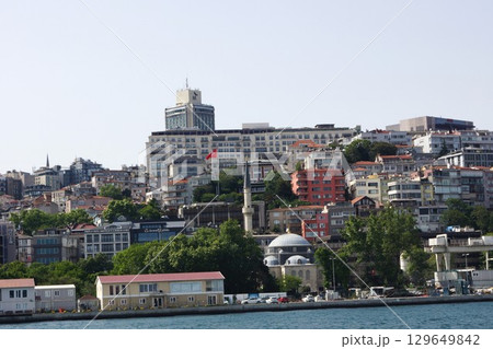 トルコ イスタンブール 新市街の街並み トルコ イスタンブール 新市街の街並み 129649842