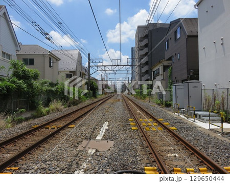 線路の続く景色 129650444
