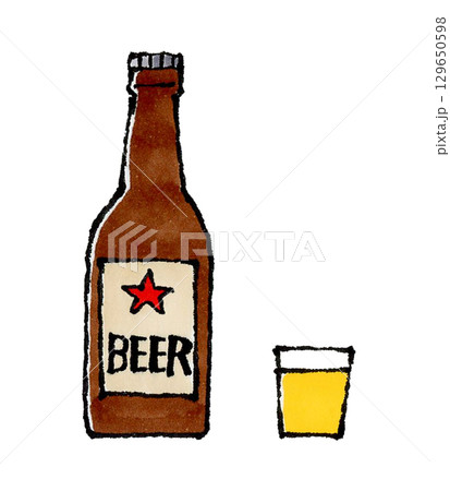 瓶ビール 129650598