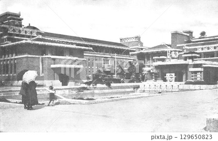 古写真　1924-1927年　東京　帝国ホテル（ライト館） 129650823