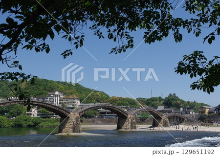 錦帯橋のある風景 錦帯橋のある風景 129651192