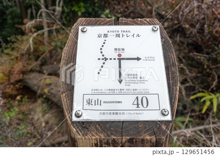 京都一周トレイルとその周辺の景色 京都一周トレイルとその周辺の景色 129651456