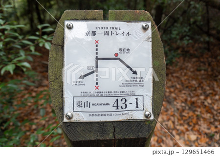 京都一周トレイルとその周辺の景色 京都一周トレイルとその周辺の景色 129651466