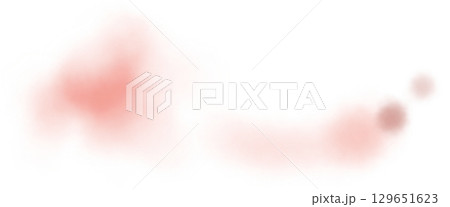 夕焼け雲のようなパステルテクスチャあしらい素材 129651623