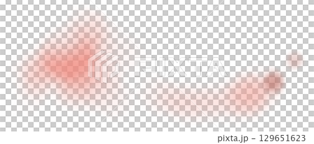 夕焼け雲のようなパステルテクスチャあしらい素材 129651623