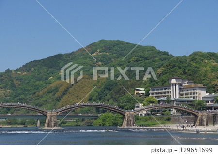 錦帯橋のある風景 錦帯橋のある風景 129651699