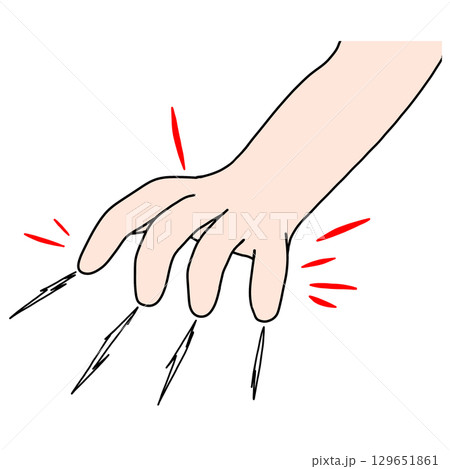 引っ掻く 引っ掻く 129651861