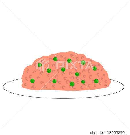 チキンライス　料理　シンプル 129652304