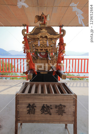 香川県三豊市三野町の子供の神様「津嶋神社」神輿(夏季大祭) 香川県三豊市三野町の子供の神様「津嶋神社」神輿(夏季大祭) 129652664