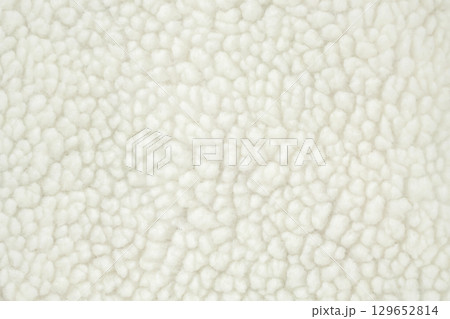 Wool plush fleece fur fabric texture background 129652814