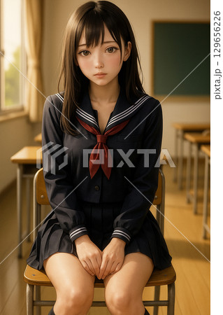 面談中のai美少女 129656226