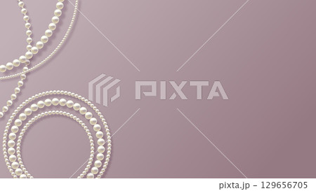 パールの背景 129656705