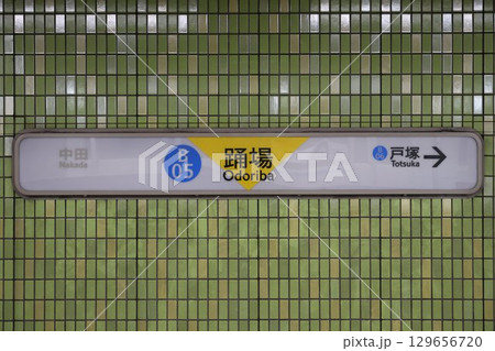 踊場駅 駅名標 129656720