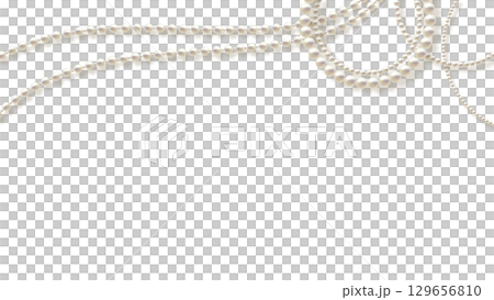 リアルなパールの素材 129656810