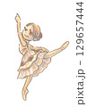 バレエ「フローラの目覚めよりフローラを踊るバレリーナ 129657444