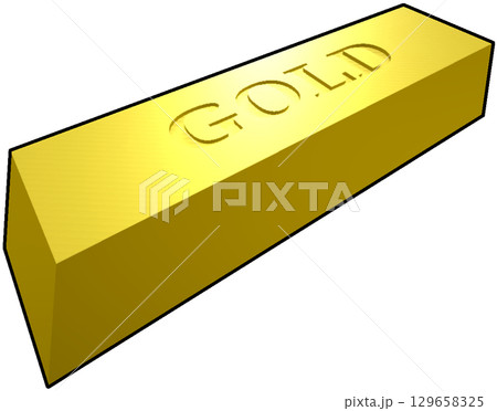 金の延べ棒 金の延べ棒 129658325