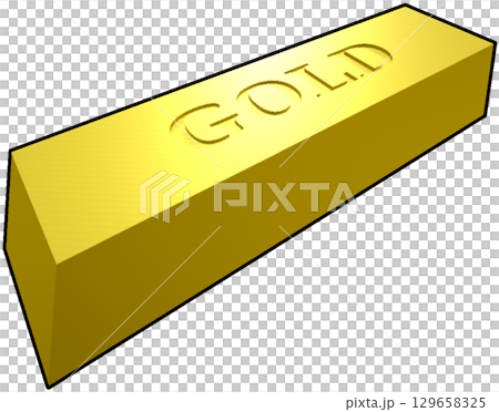 金の延べ棒 金の延べ棒 129658325