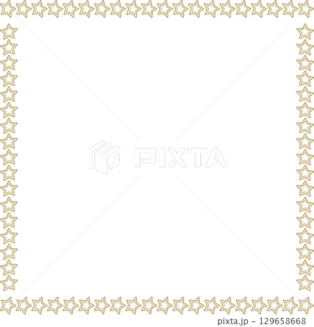 Christmas Star shine frame. Star square template. Baby shower design 129658668