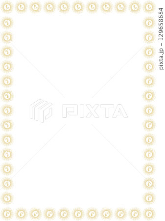 Sun fashion frame. Vector celestial witchcraft template for your text. Hand drawn vector illustration Sun fashion frame. Vector celestial witchcraft template for your text. Hand drawn vector illustration 129658684