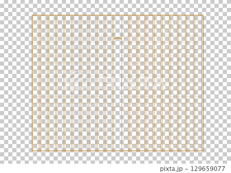 400字詰め原稿用紙　ベージュ 129659077