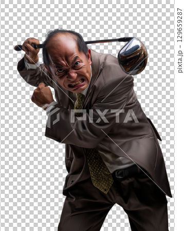 怒りに満ちた高齢男性の迫力ある表情(背景透過PNG)– 怒鳴る・指差す・威圧感のある人物イメージ 怒りに満ちた高齢男性の迫力ある表情(背景透過PNG)– 怒鳴る・指差す・威圧感のある人物イメージ 129659287