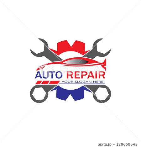 Auto Repairing Logo Vector. Automotive and Transportation Logo template Auto Repairing Logo Vector. Automotive and Transportation Logo template 129659648