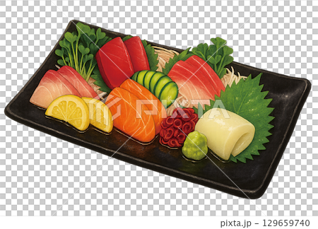 5種刺身拼盤 129659740