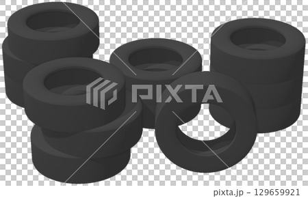 廢輪胎 廢輪胎 129659921