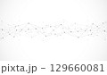 Abstract geometric background with connecting the dots and lines. Networking concept, internet connection and global communication. 129660081