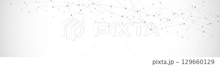 Website header or banner design with abstract polygonal background and connecting dots and lines. Global network connection. Digital technology with plexus background and space for your text. Website header or banner design with abstract polygonal background and connecting dots and lines. Global network connection. Digital technology with plexus background and space for your text. 129660129