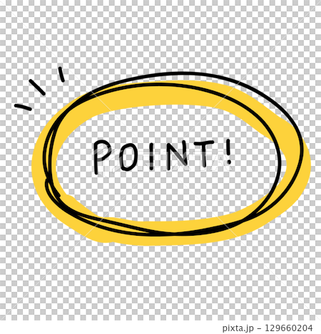 Hand-drawn POINT title frame Hand-drawn POINT title frame 129660204