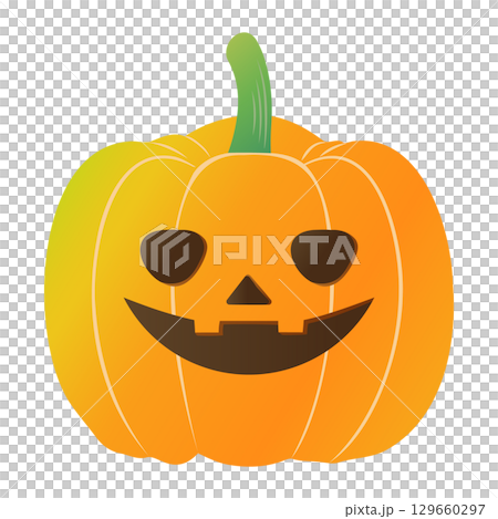 Halloween pumpkin vector illustration Cute autumn illustration material 129660297
