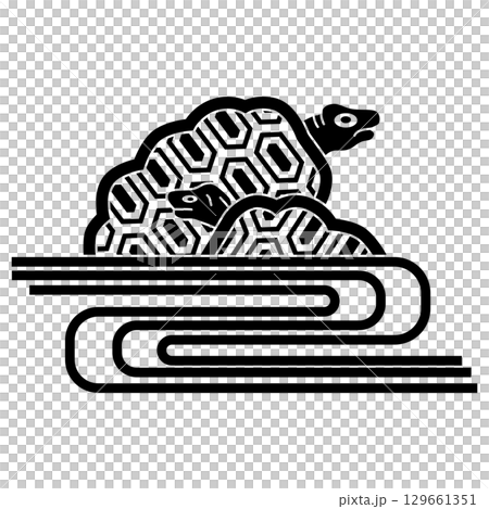 家紋です。水に二つ亀と言います。 家紋です。水に二つ亀と言います。 129661351