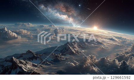 composite image of earth 129661592