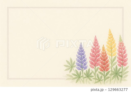 フレーム素材 ルピナス フレーム素材 ルピナス 129663277