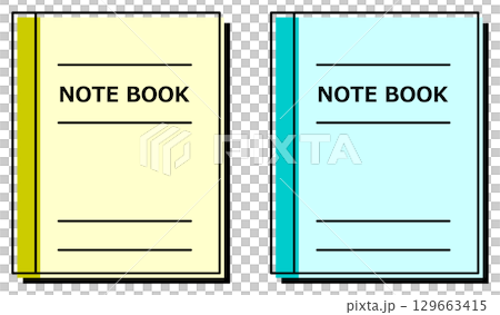 用於學校學習和筆記的筆記本文具插圖 129663415